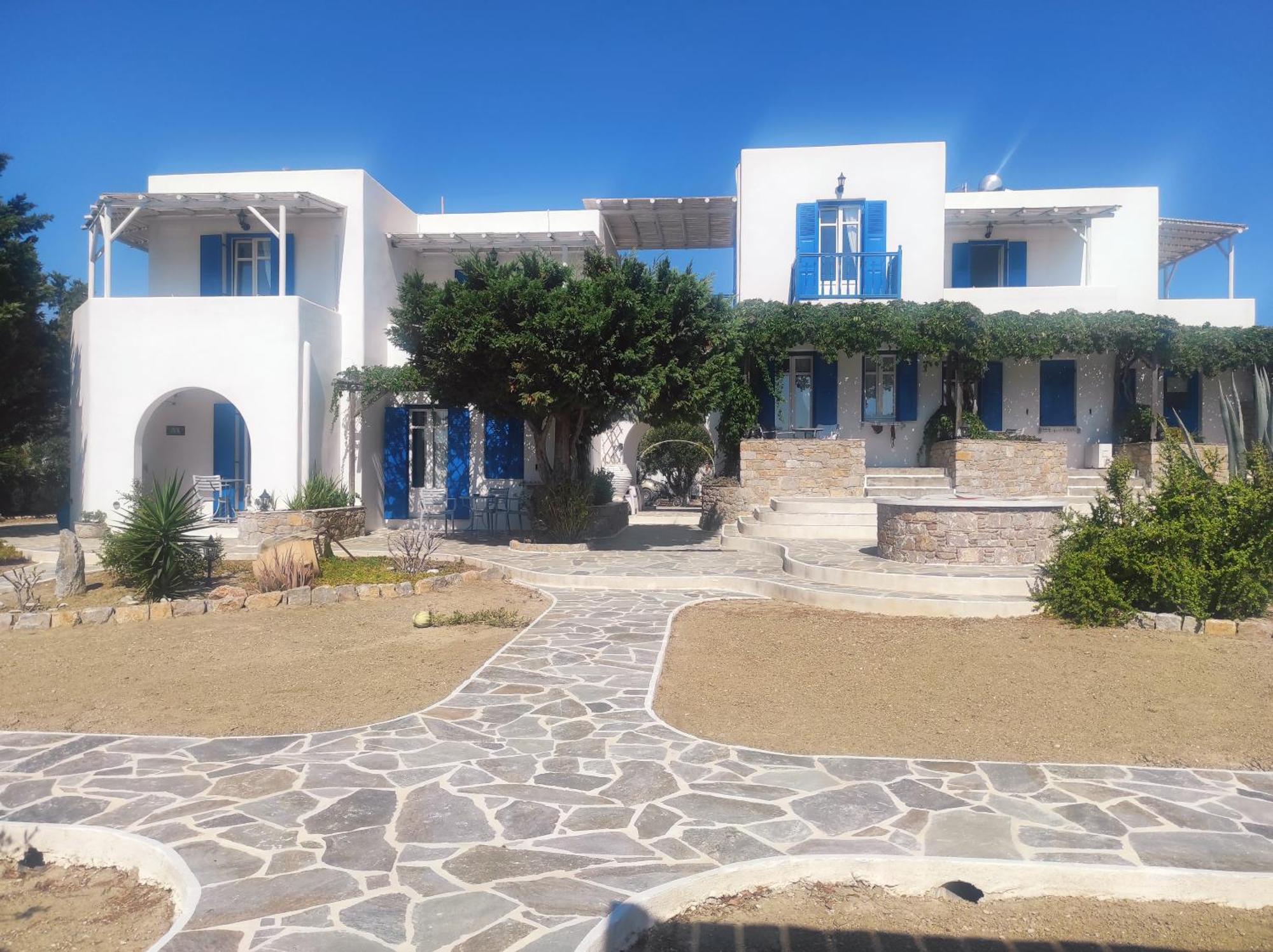 Villa Le Grand Bleu Katapola Luaran gambar