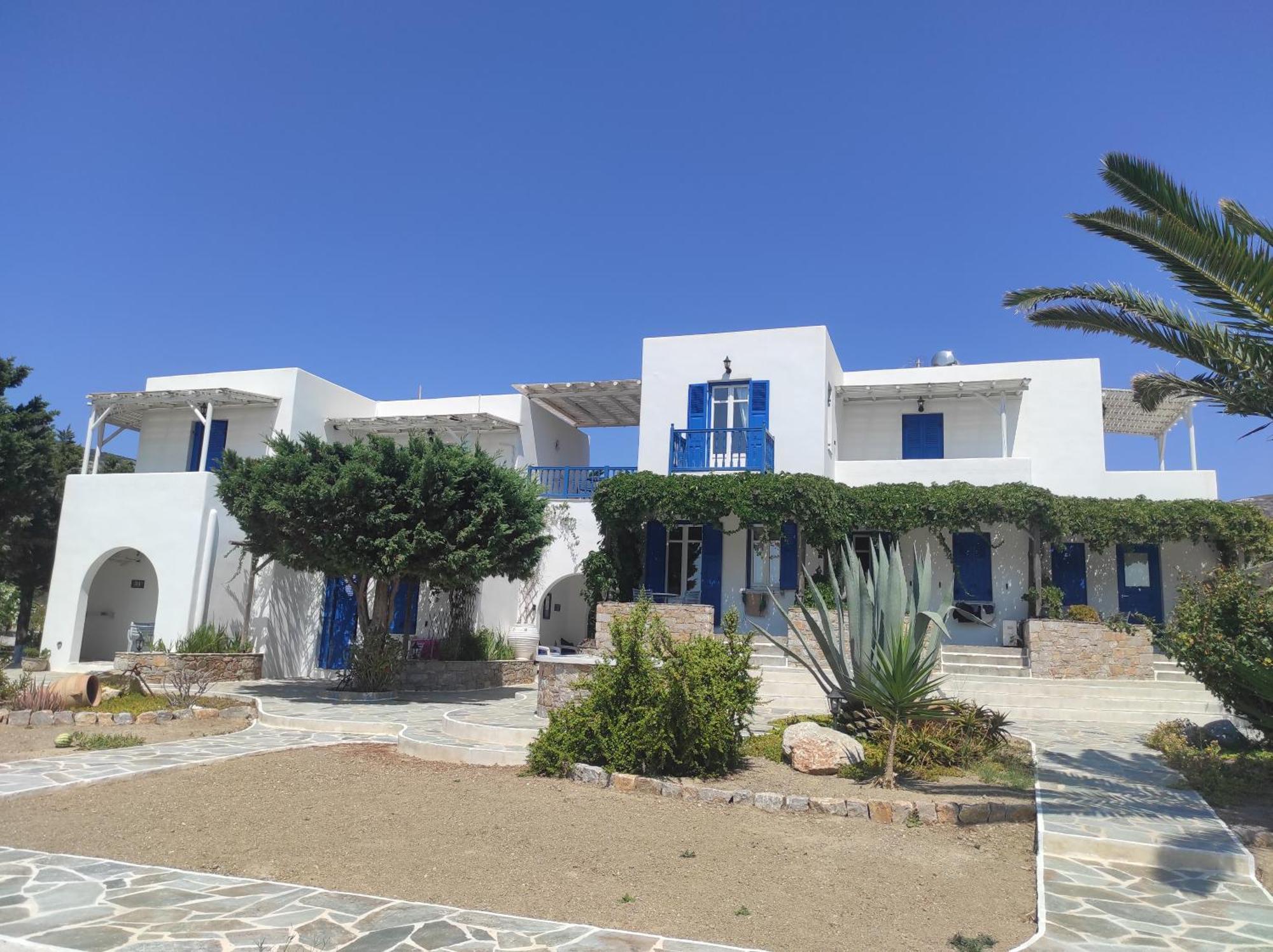 Villa Le Grand Bleu Katapola Luaran gambar